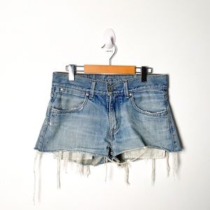 Vintage Levi’s Distressed Jean Shorts